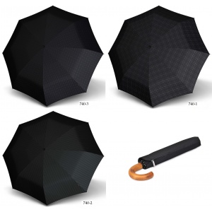 828740 Umbrella Knirps® AUT.STL TOPMATIC SL S/3 GENTS PRINT